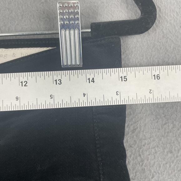 Rag & Bone Legging Jeans Womens 28 Black Velvet Skinny Stretch Pants Made USA - Picture 10 of 12